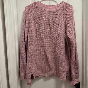 Forever 21 Womens Size Medium Long Sleeve Purple Sweater Knit